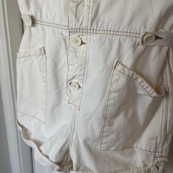 Pistola Parker Fields Suit Romper Ecru Small Boho minimalist utility - Picture 4 of 9